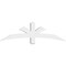Ekena Millwork Davenport Architectural Grade PVC Gable Bracket, 60"W x 17 1/2"H x 4"D x 4"F, 7/12 Pitch GBP060X18X0404DAV00 - alternate 5